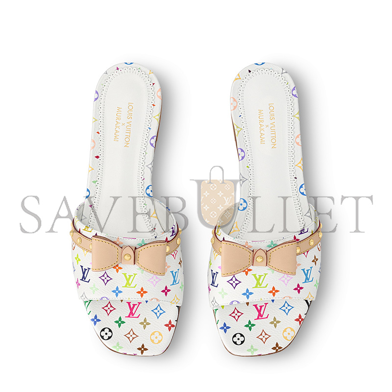 LOUIS VUITTON MURAKAM LV X TM 6AM FLAT MULE 1AGZUV